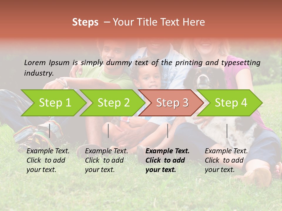 Mixed Race Parents Togetherness PowerPoint Template