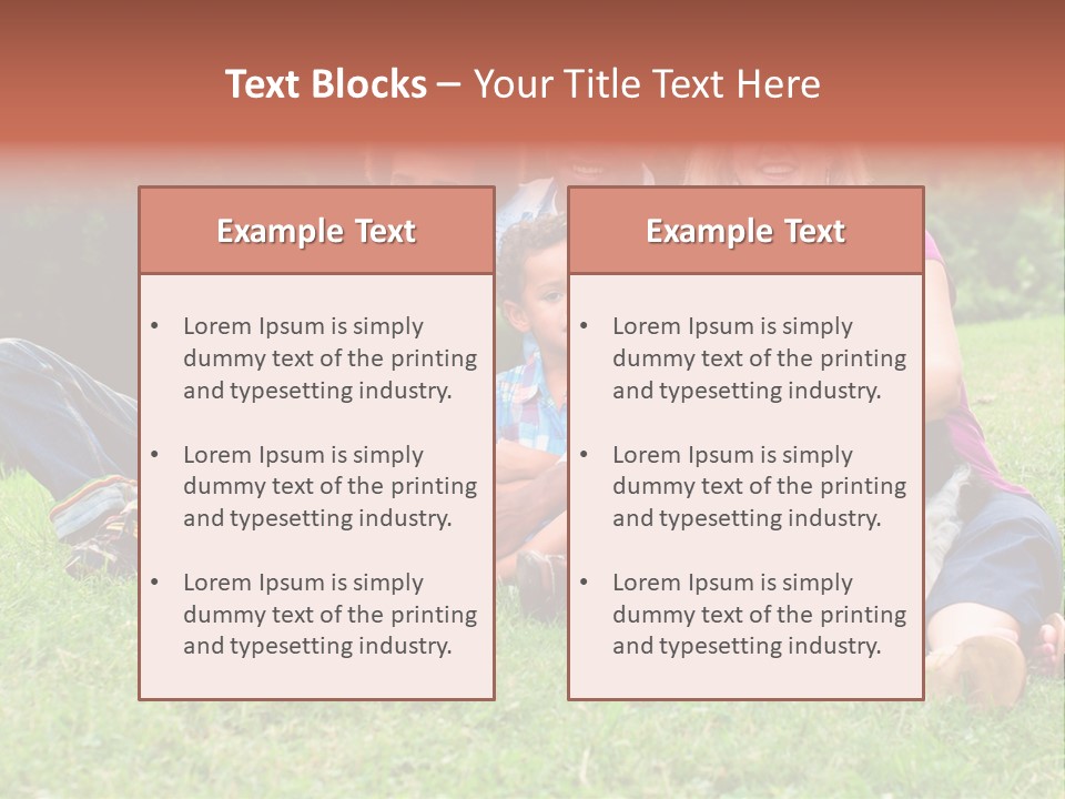 Mixed Race Parents Togetherness PowerPoint Template