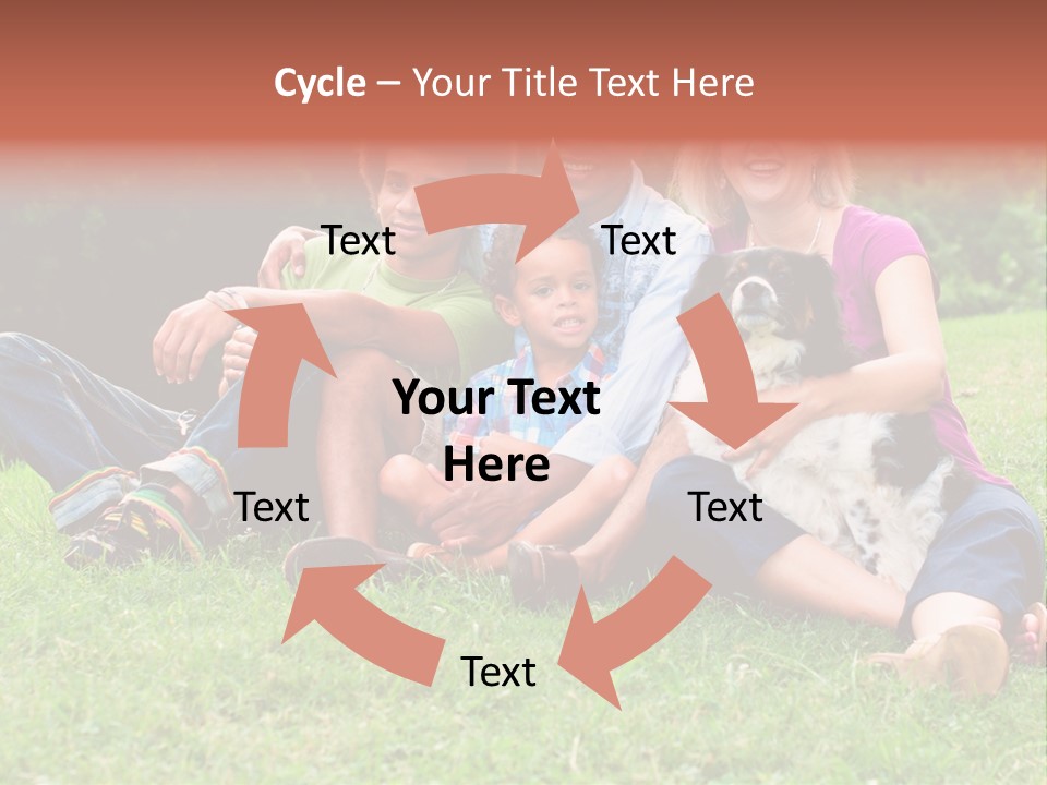 Mixed Race Parents Togetherness PowerPoint Template