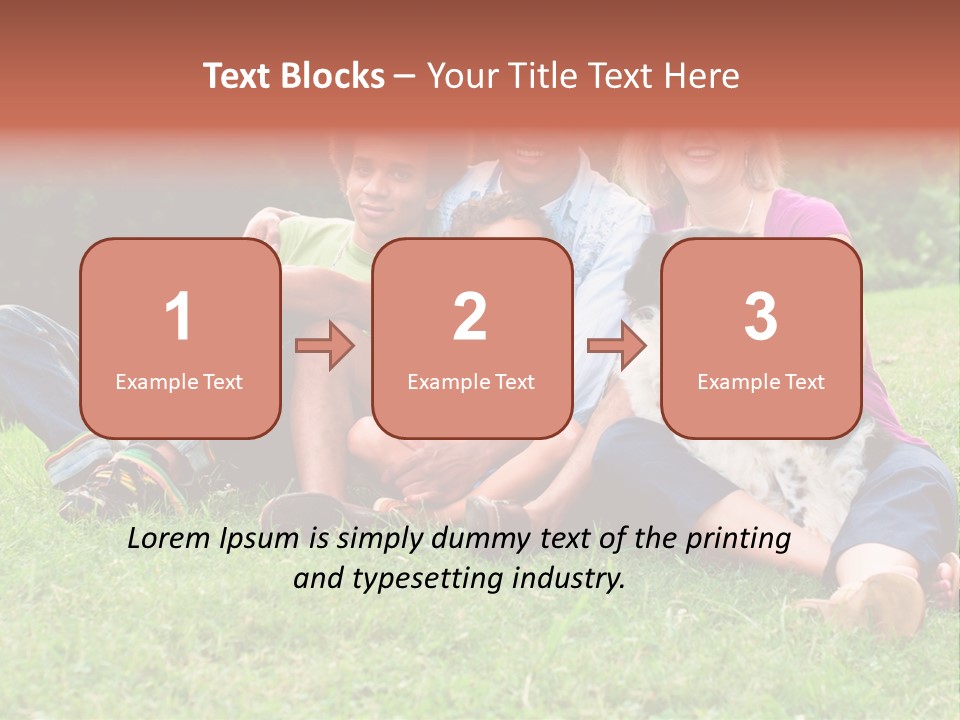 Mixed Race Parents Togetherness PowerPoint Template