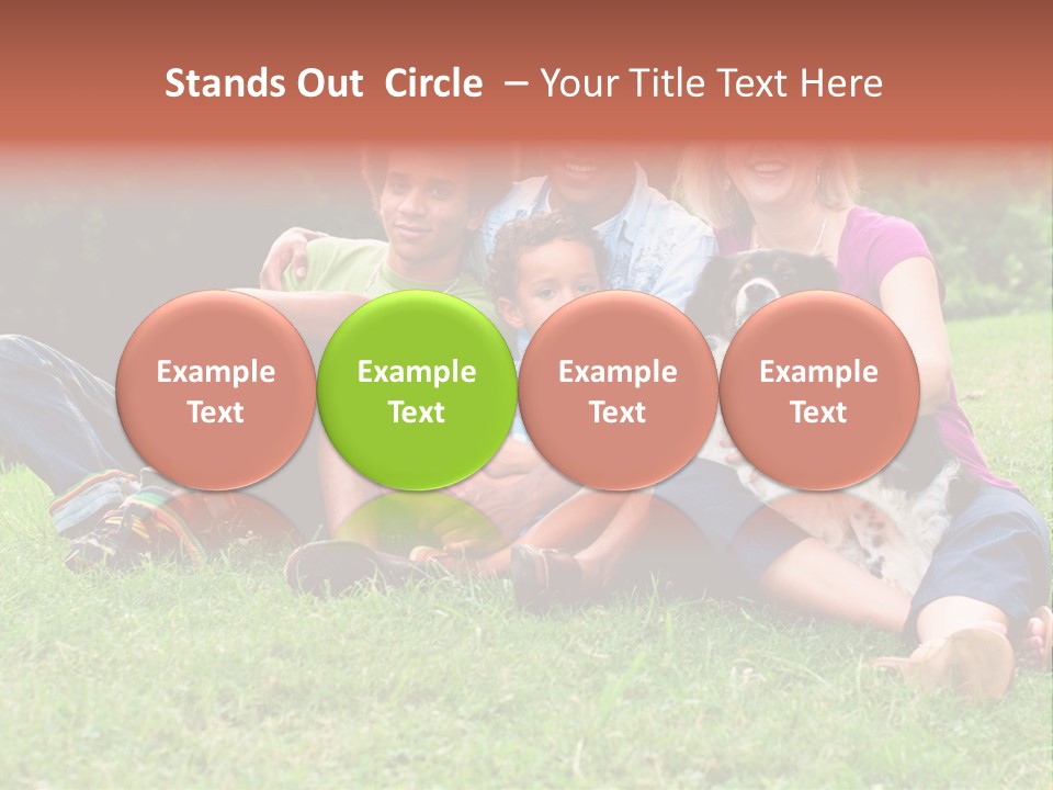 Mixed Race Parents Togetherness PowerPoint Template