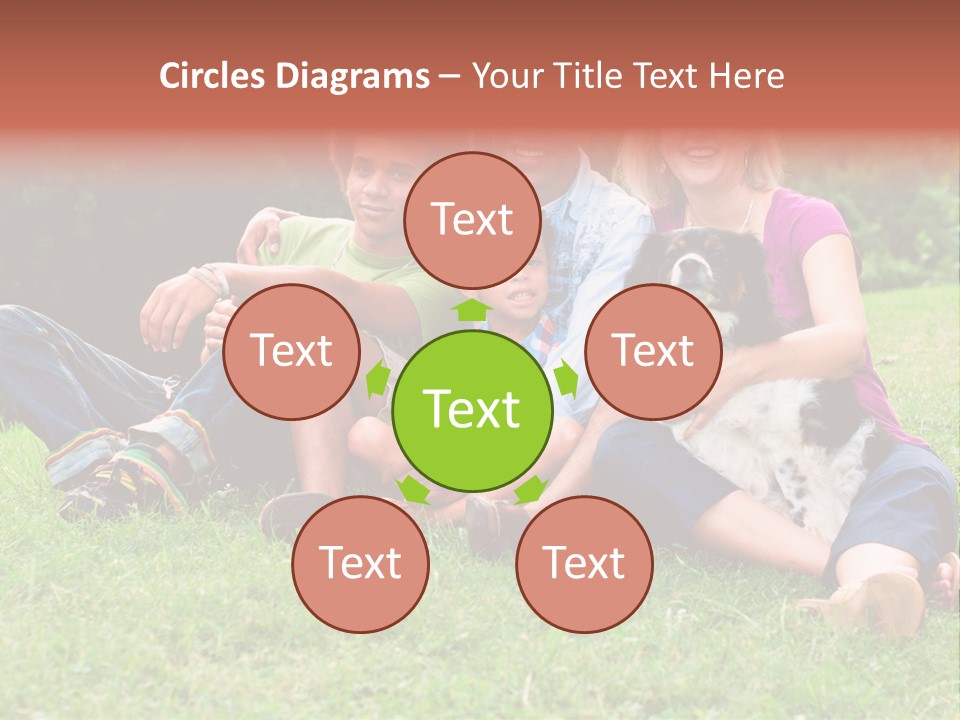 Mixed Race Parents Togetherness PowerPoint Template