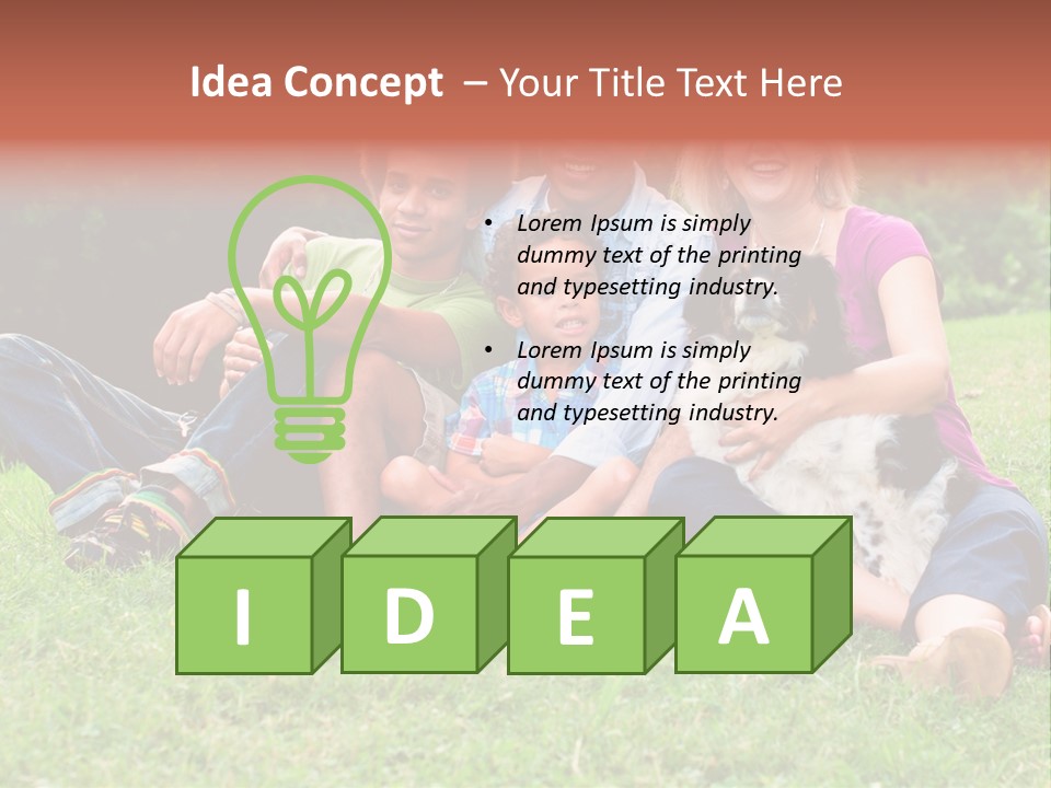 Mixed Race Parents Togetherness PowerPoint Template