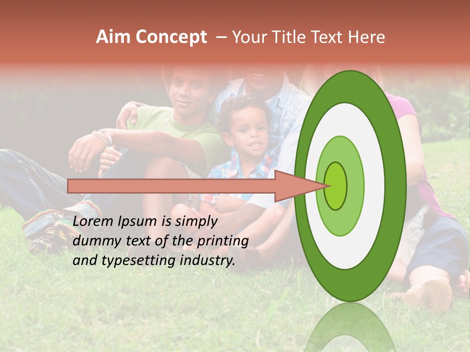 Mixed Race Parents Togetherness PowerPoint Template