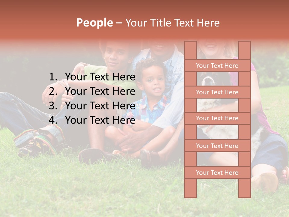 Mixed Race Parents Togetherness PowerPoint Template