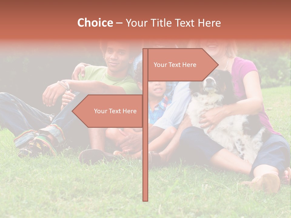 Mixed Race Parents Togetherness PowerPoint Template