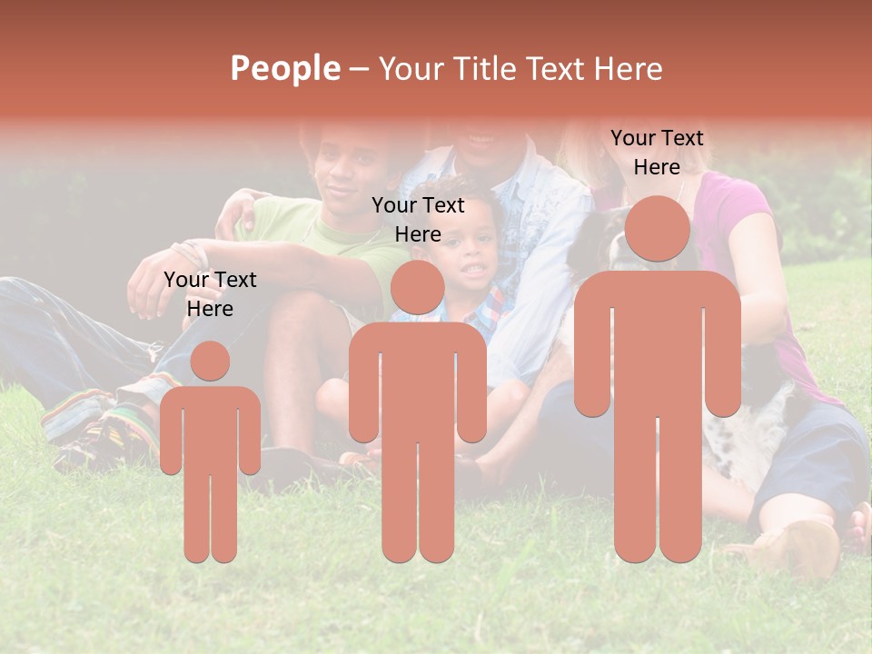 Mixed Race Parents Togetherness PowerPoint Template