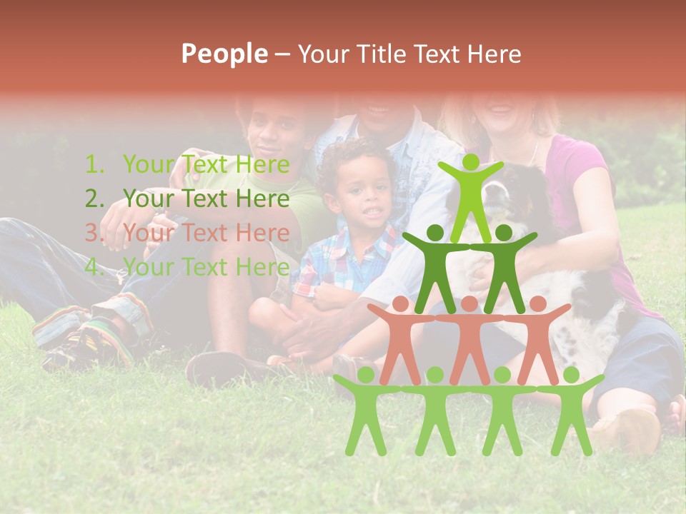 Mixed Race Parents Togetherness PowerPoint Template