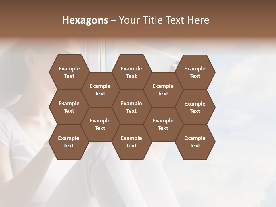 Joy Person White PowerPoint Template