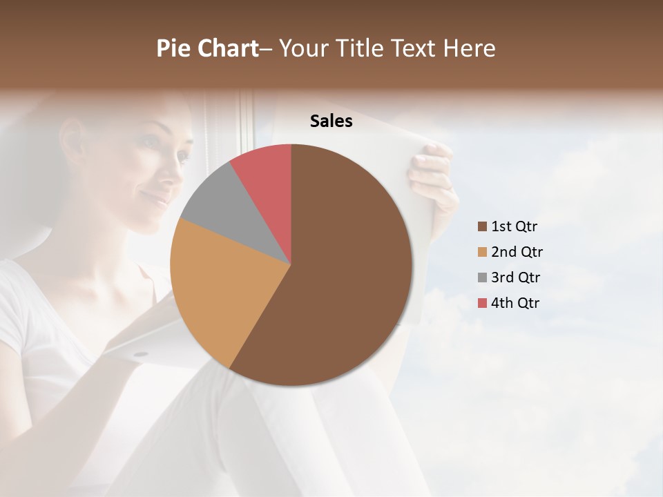 Joy Person White PowerPoint Template