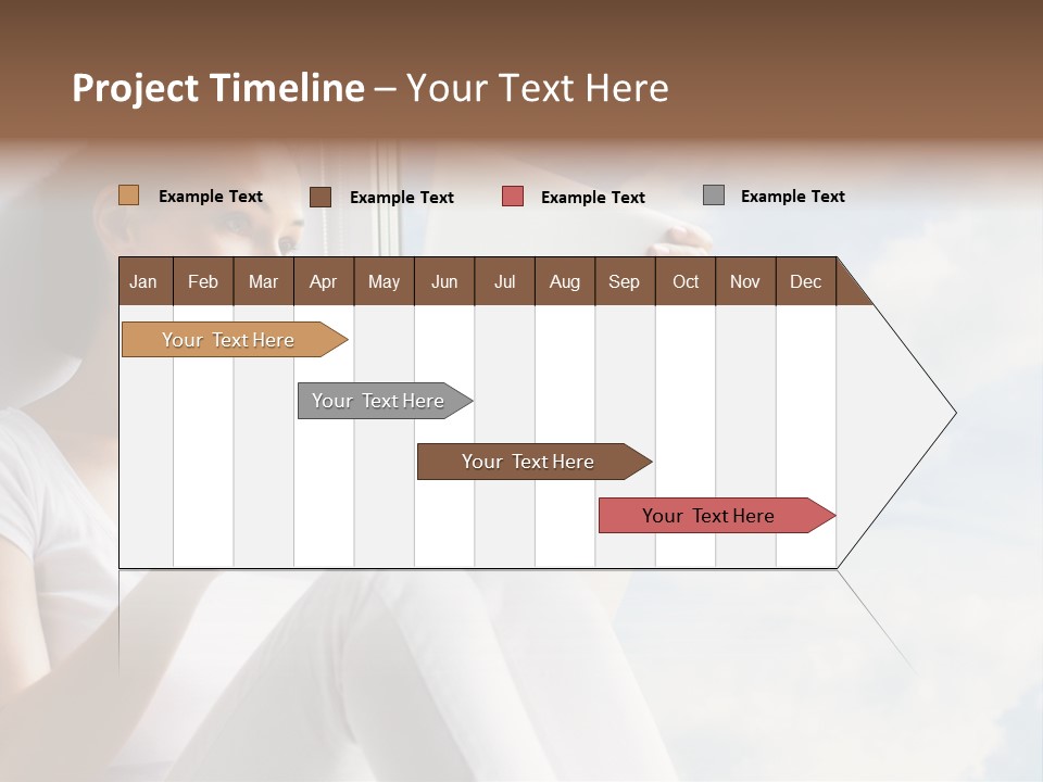 Joy Person White PowerPoint Template