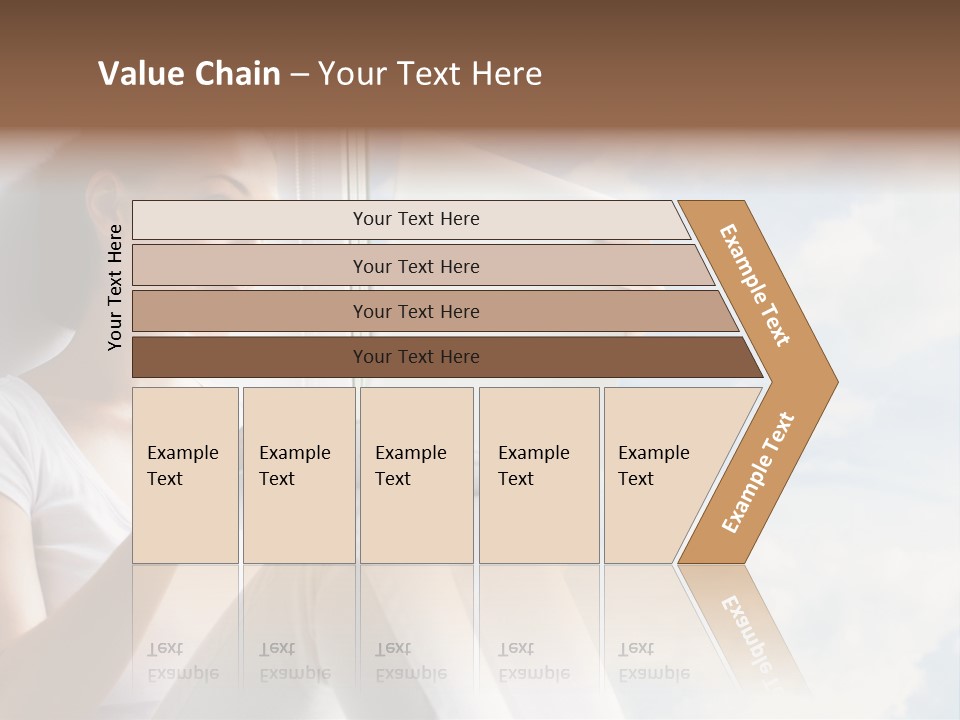 Joy Person White PowerPoint Template
