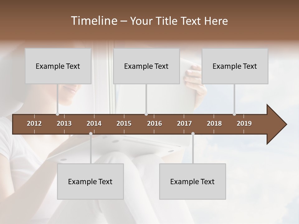 Joy Person White PowerPoint Template