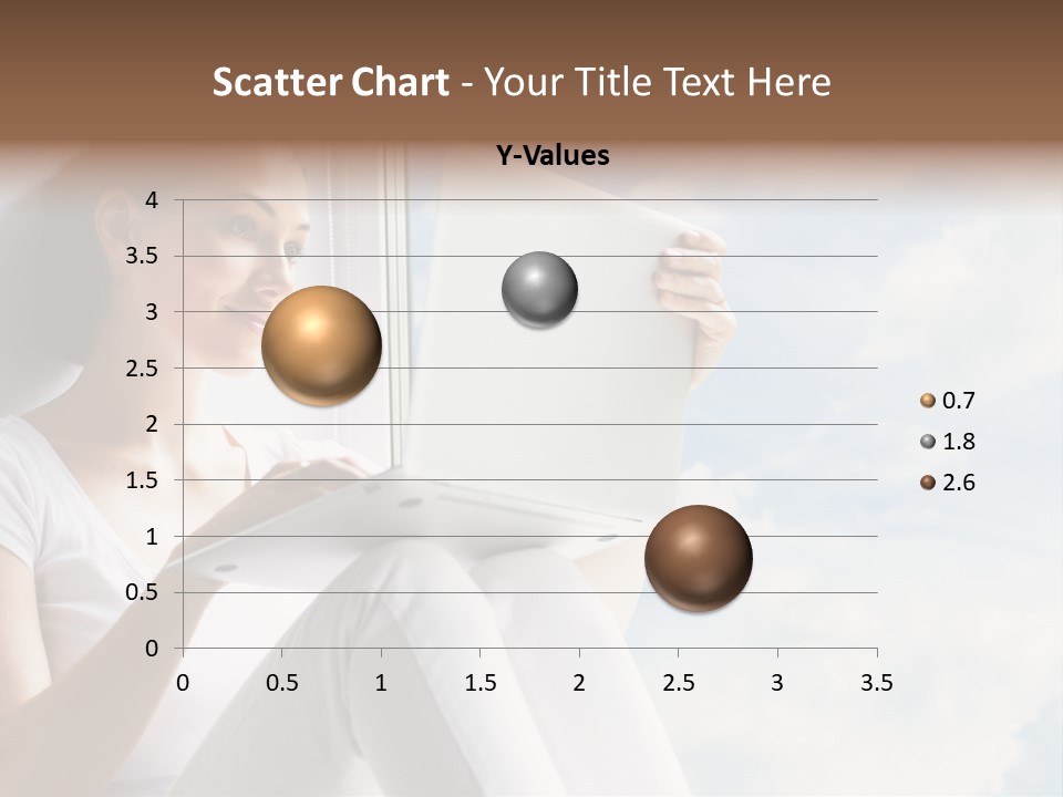 Joy Person White PowerPoint Template