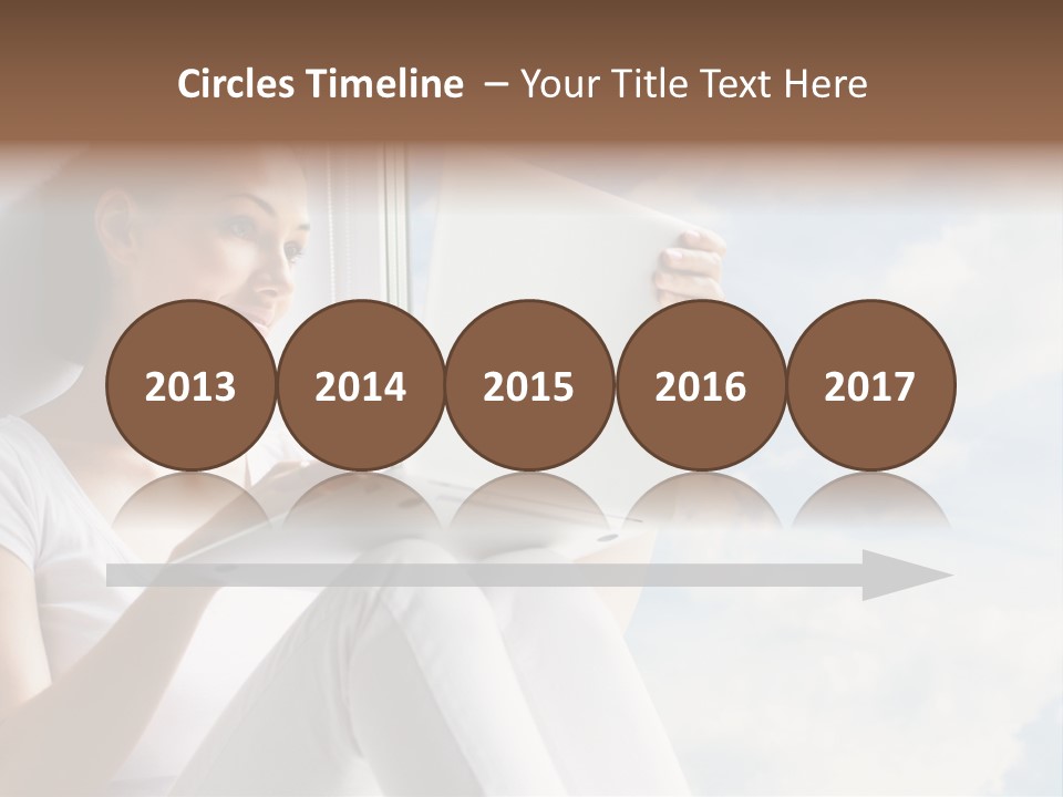 Joy Person White PowerPoint Template