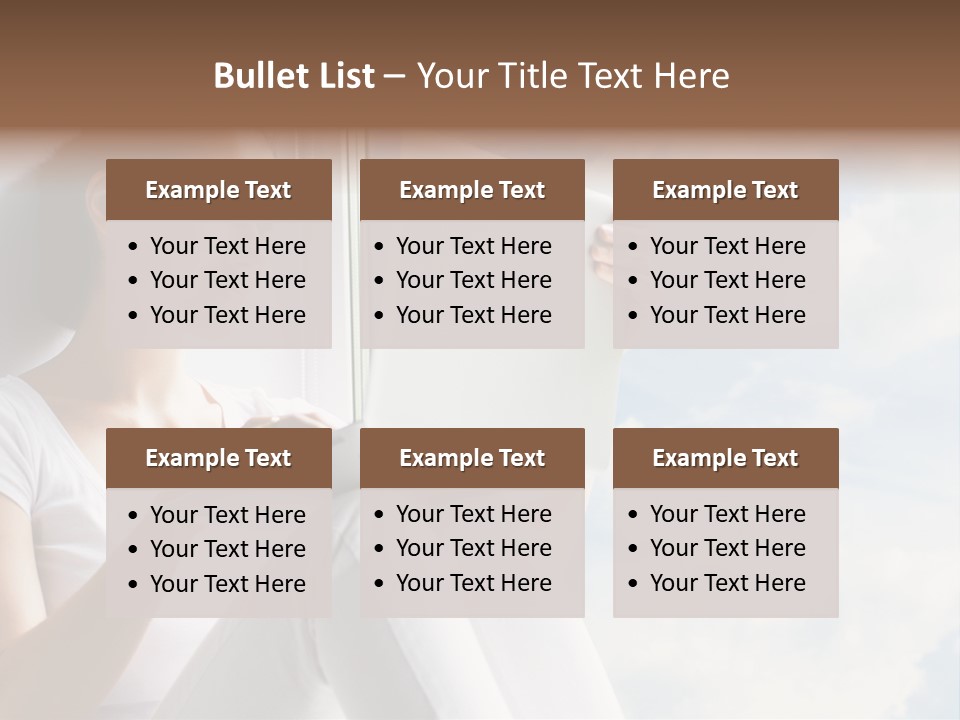 Joy Person White PowerPoint Template