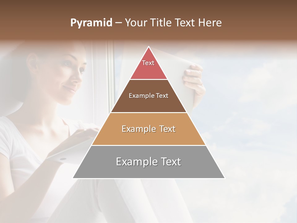 Joy Person White PowerPoint Template