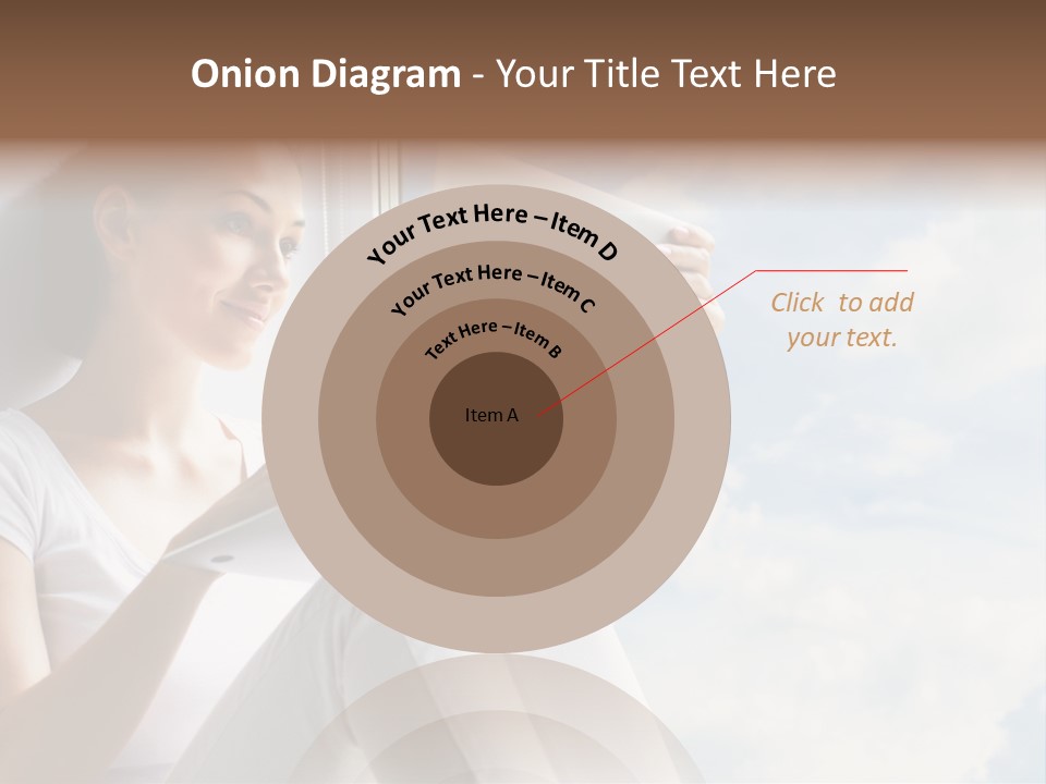 Joy Person White PowerPoint Template