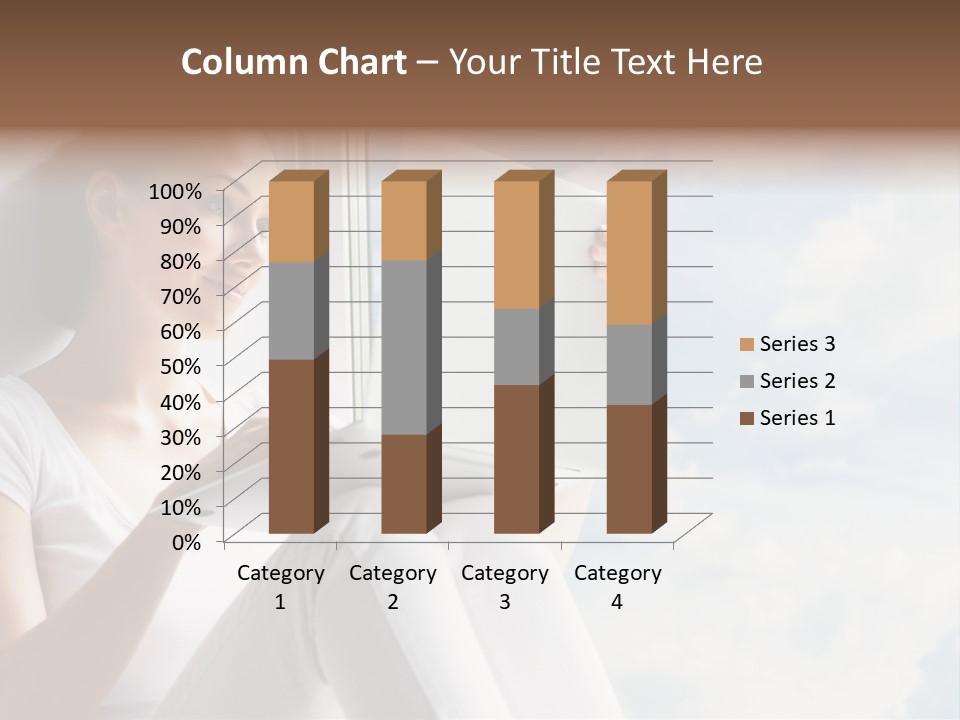 Joy Person White PowerPoint Template