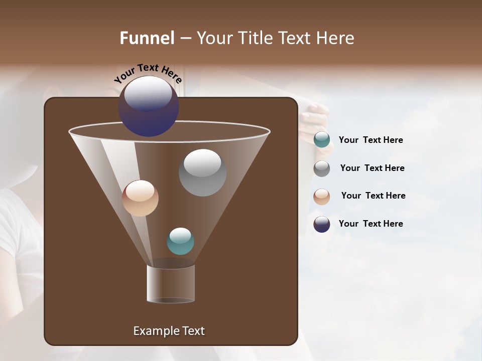 Joy Person White PowerPoint Template