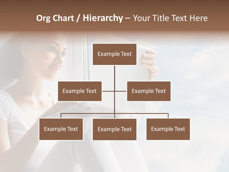 Joy Person White PowerPoint Template