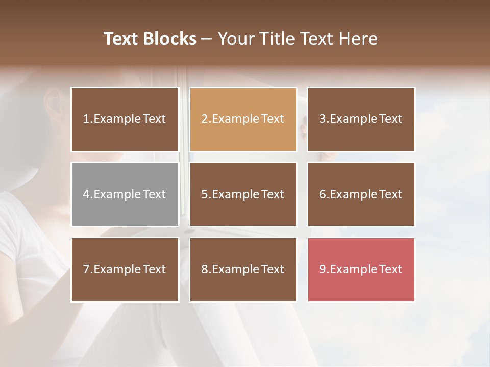 Joy Person White PowerPoint Template