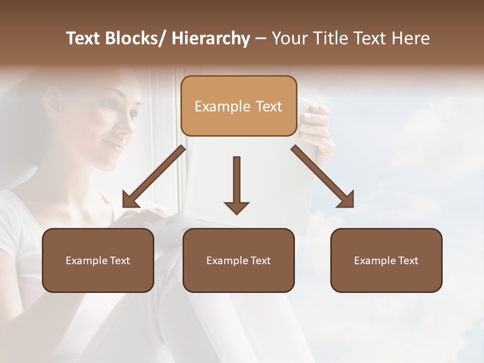 Joy Person White PowerPoint Template