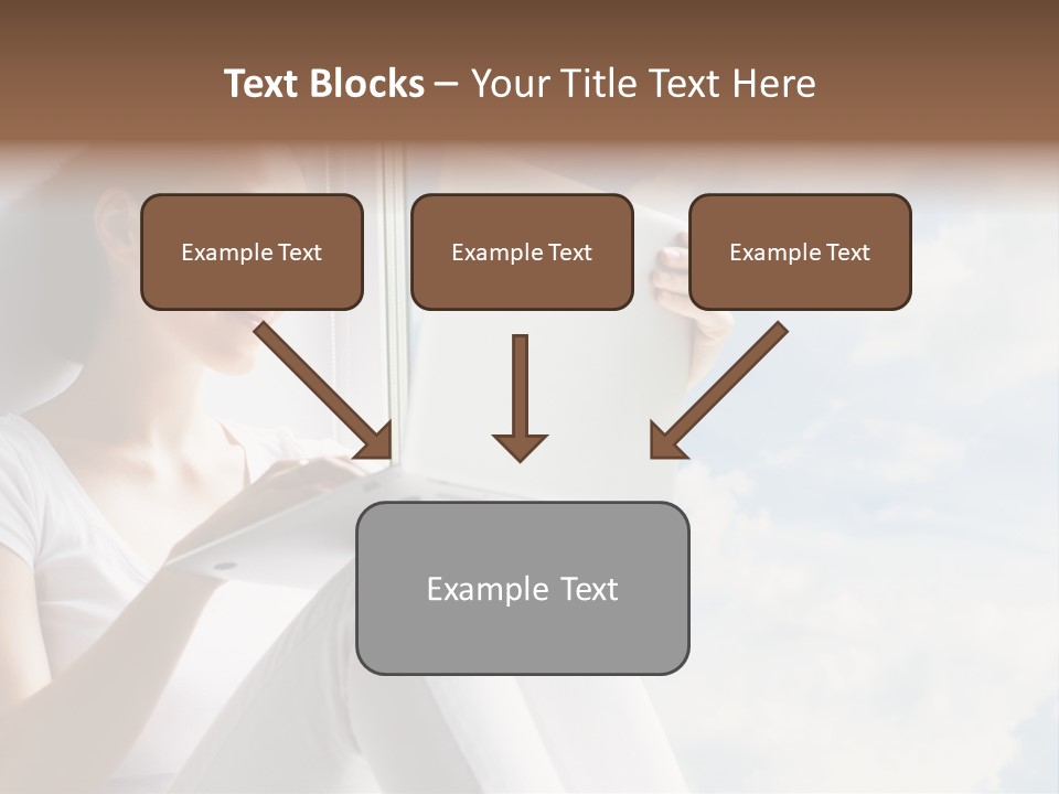 Joy Person White PowerPoint Template