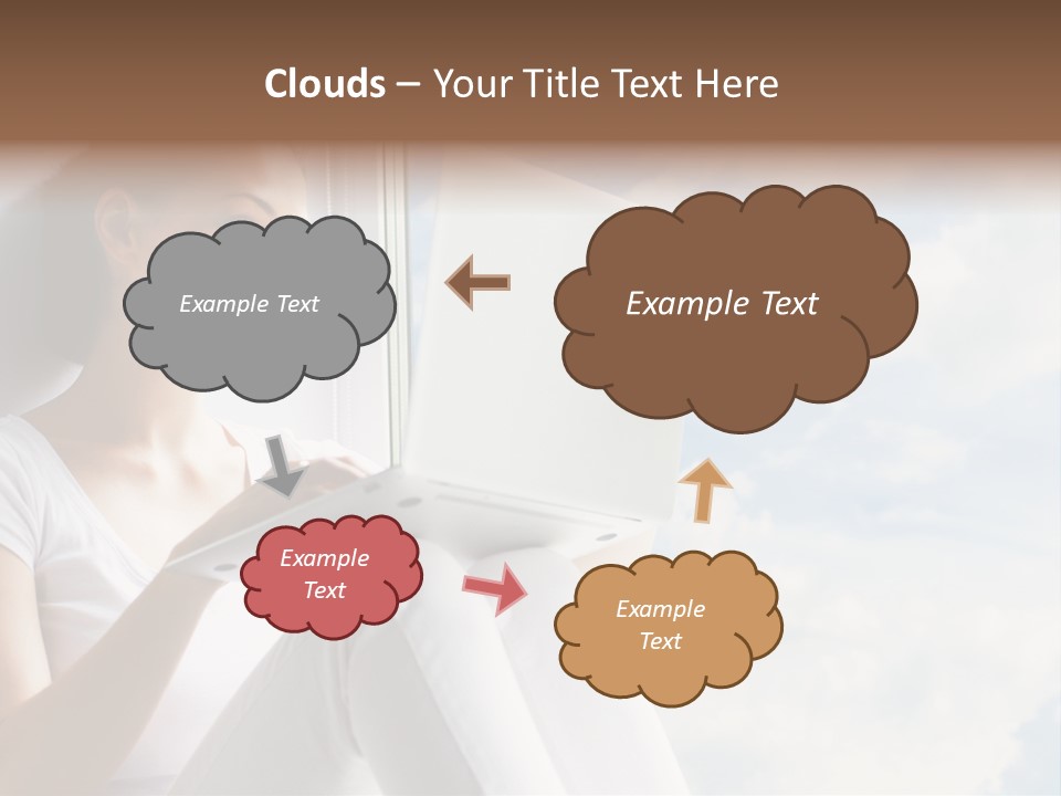 Joy Person White PowerPoint Template