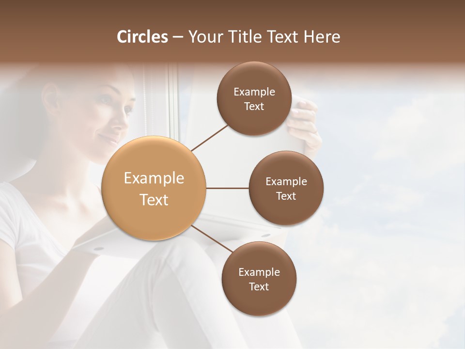 Joy Person White PowerPoint Template