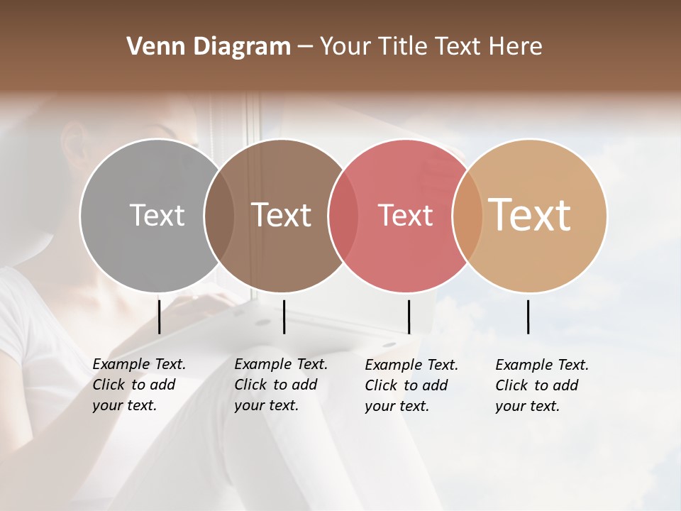 Joy Person White PowerPoint Template