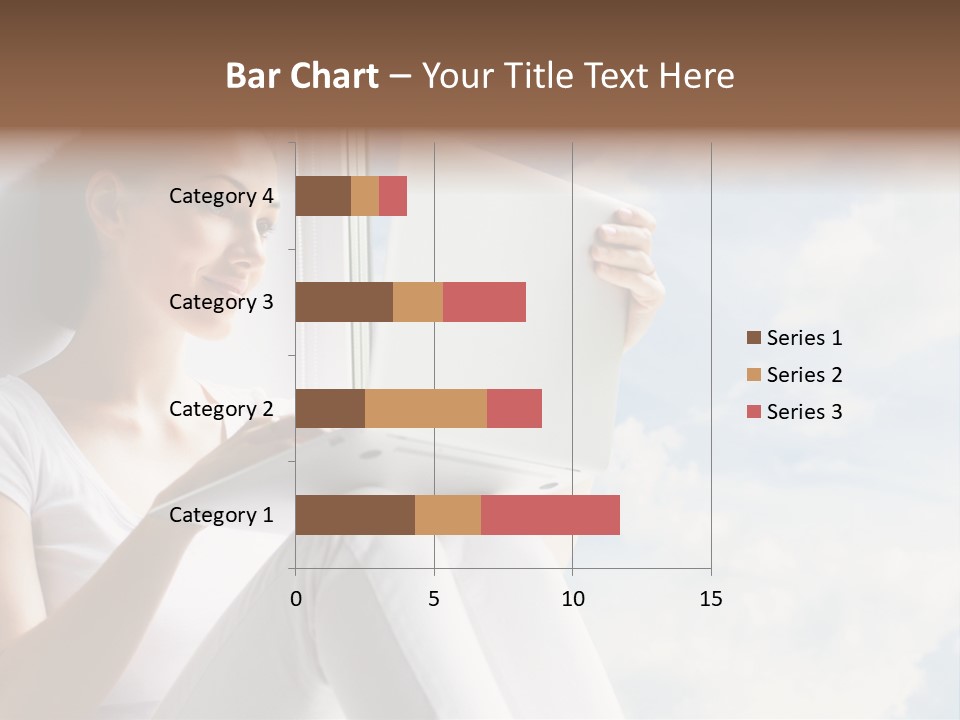 Joy Person White PowerPoint Template