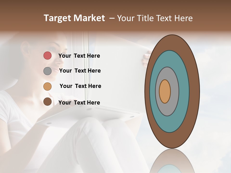 Joy Person White PowerPoint Template