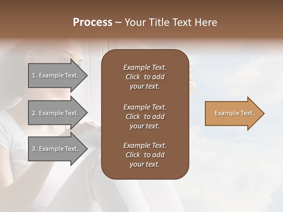 Joy Person White PowerPoint Template
