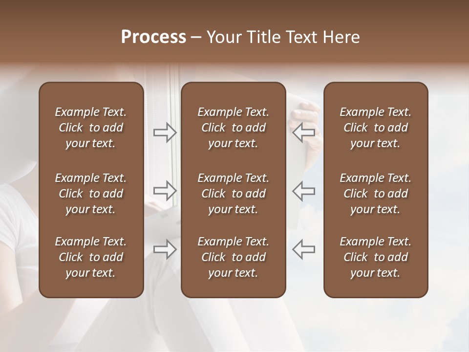 Joy Person White PowerPoint Template
