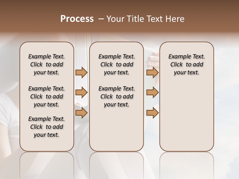 Joy Person White PowerPoint Template
