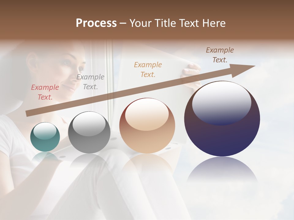 Joy Person White PowerPoint Template