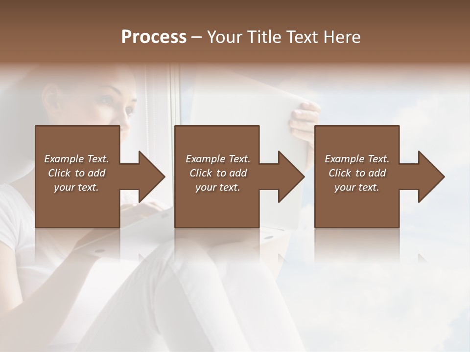 Joy Person White PowerPoint Template