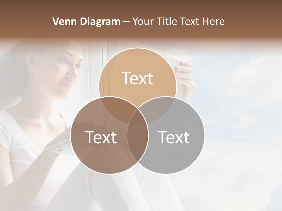Joy Person White PowerPoint Template