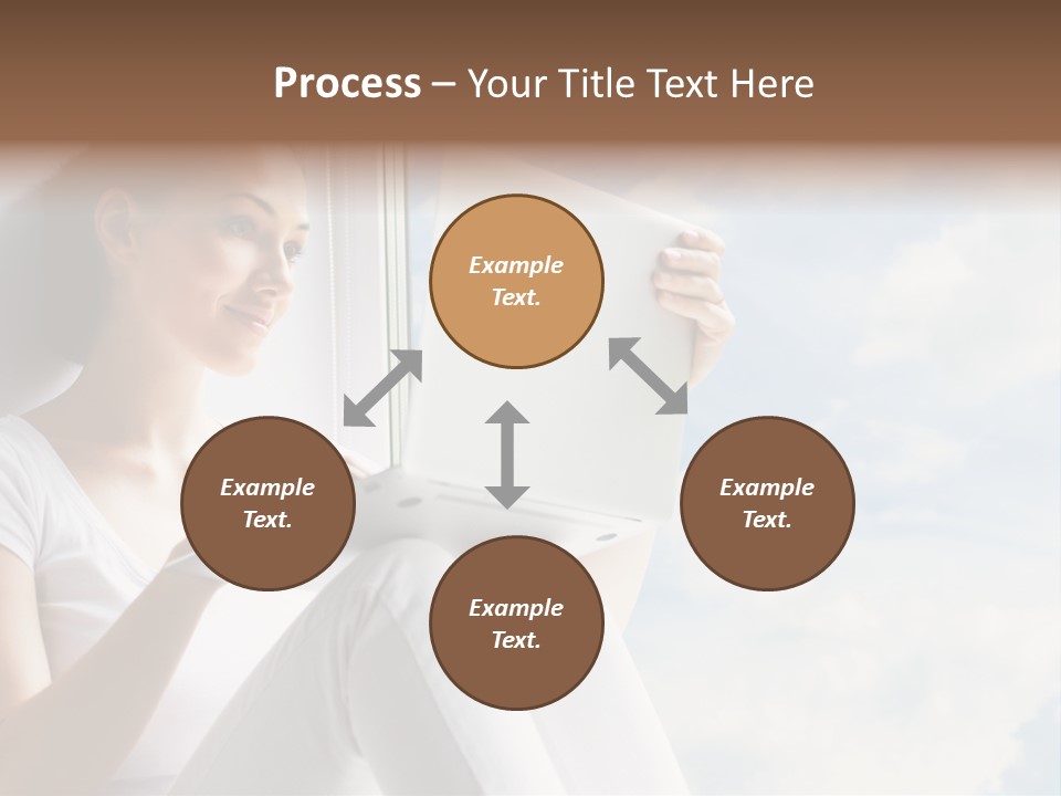 Joy Person White PowerPoint Template