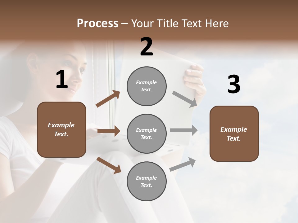 Joy Person White PowerPoint Template