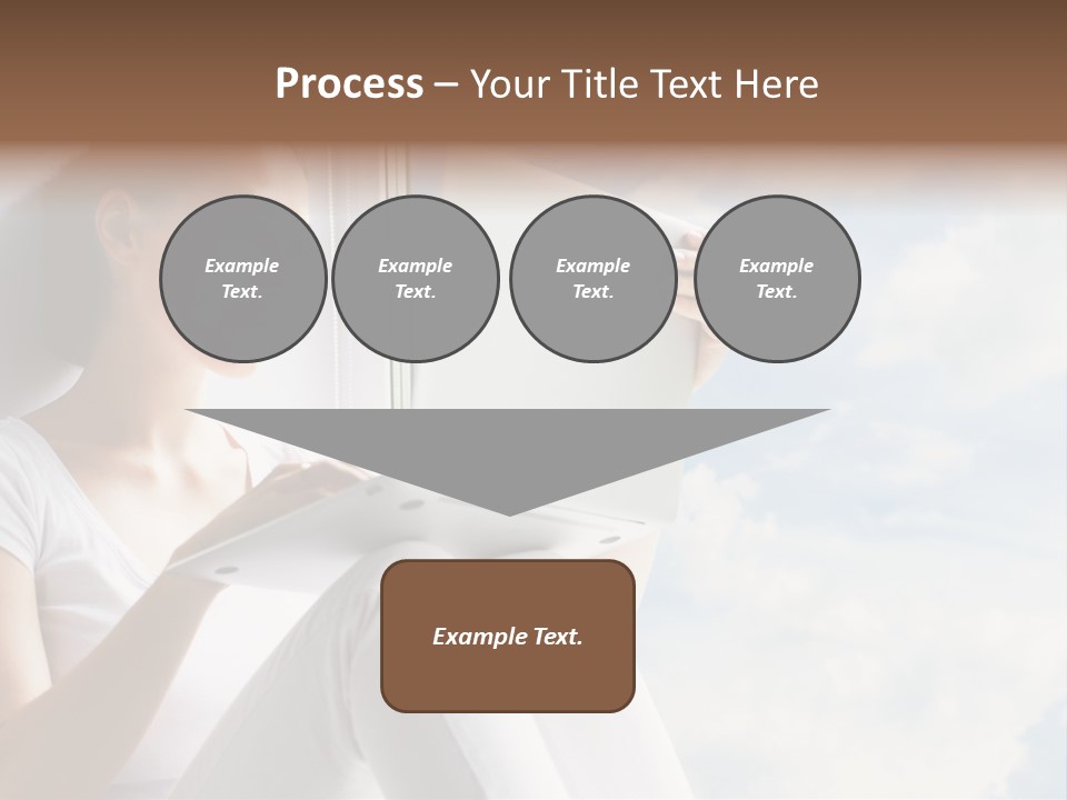 Joy Person White PowerPoint Template