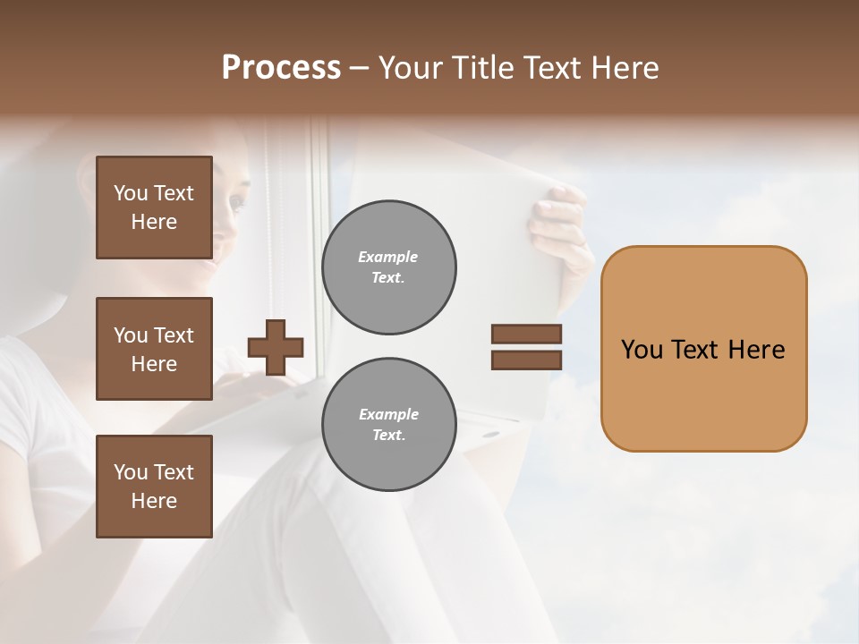 Joy Person White PowerPoint Template