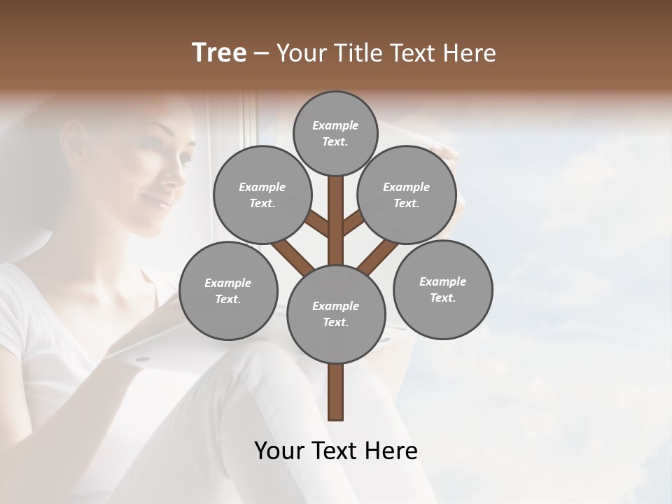 Joy Person White PowerPoint Template