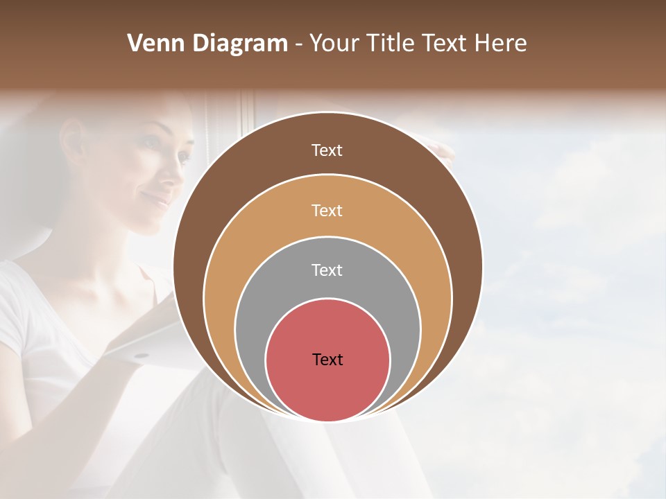 Joy Person White PowerPoint Template