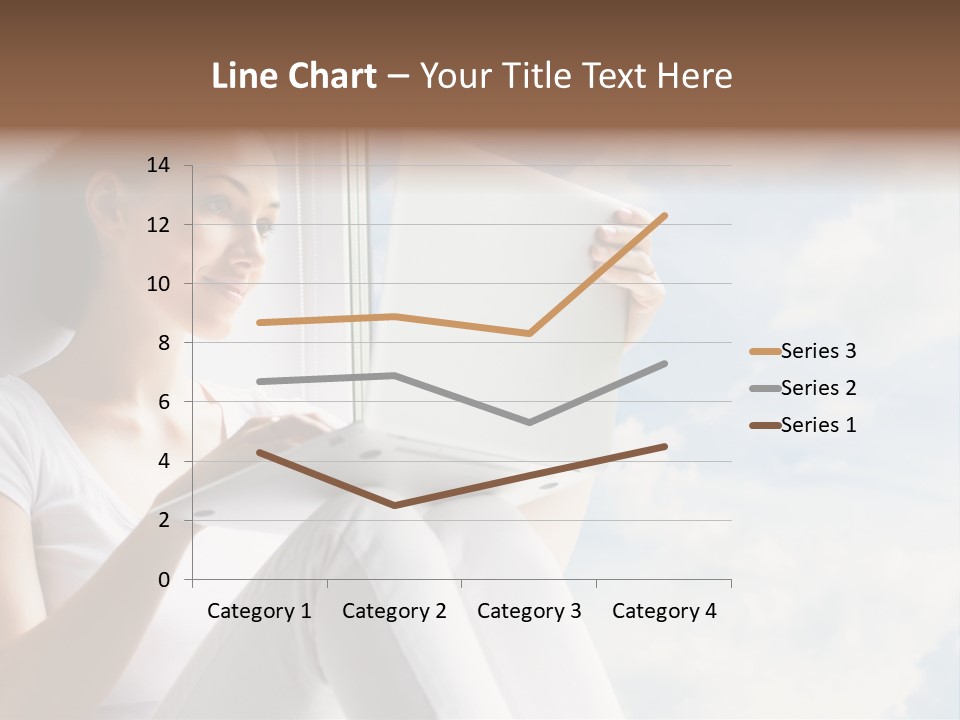 Joy Person White PowerPoint Template