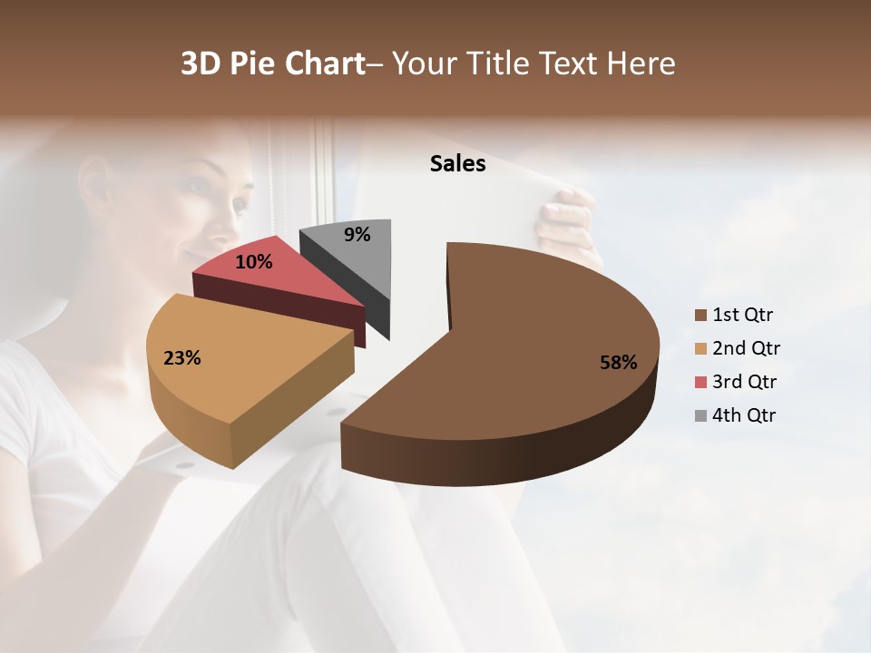 Joy Person White PowerPoint Template