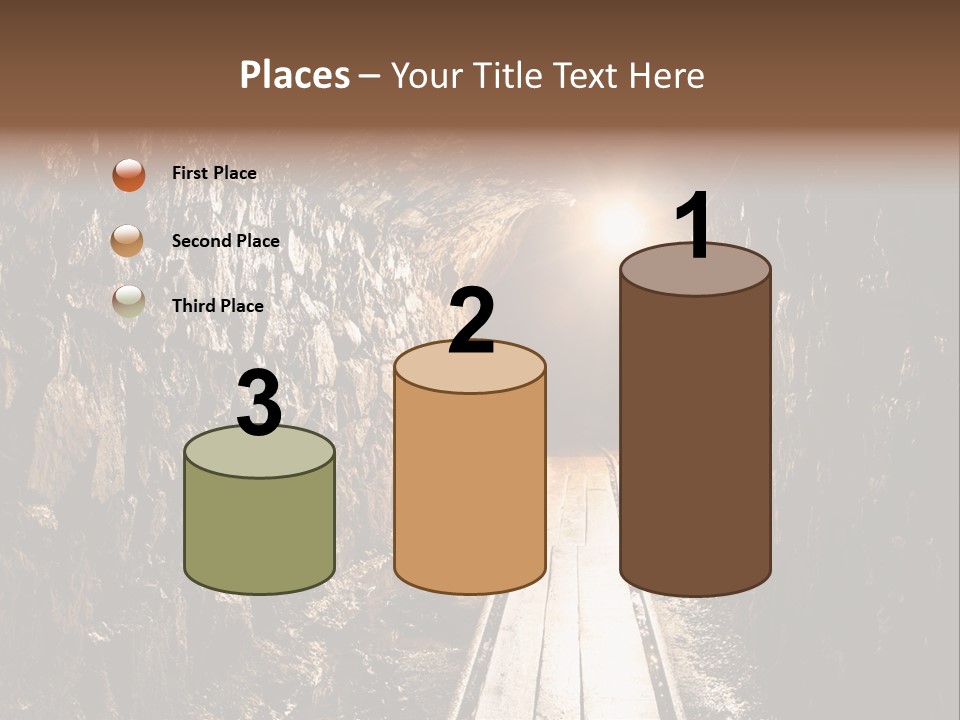 Underground Creepy Stone PowerPoint Template