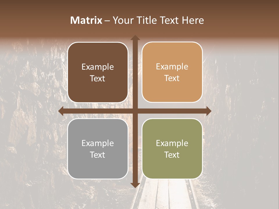 Underground Creepy Stone PowerPoint Template