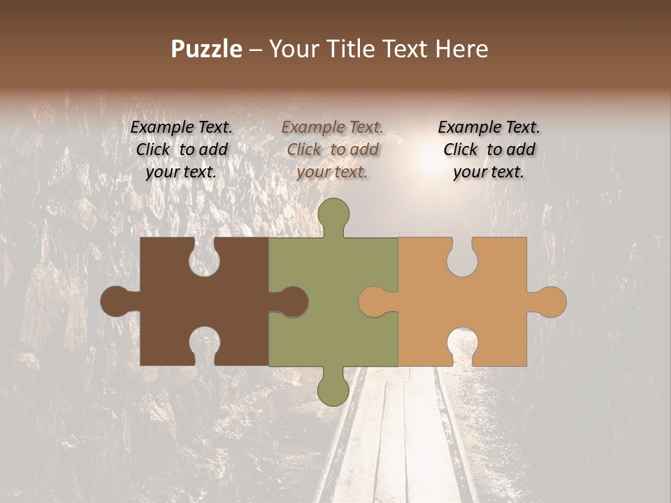 Underground Creepy Stone PowerPoint Template